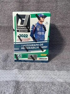 NASCAR-2022 Panini Donruss Racing-NEW/SEALED-Blaster Box-56 Cards-Jerseys,Autos? - Picture 1 of 2