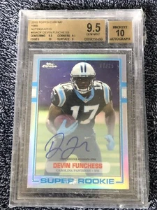 Devin Funchess 2015 Topps Chrome Rookie Autograph /25 Graded BGS 9.5 Auto 10 - Picture 1 of 2