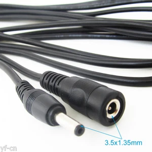 10x 3M/10ft 3.5x1.35mm DC Power Male Plug to Female Camera Extension Cord Cable - Picture 1 of 6