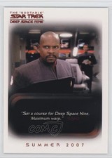 2007 The Quotable Star Trek: Deep Space Nine Promos Captain Benjamin Cisko d8k