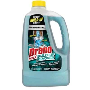 Drano Max Build-Up Remover Drain Clog Preventor, Liquid Commercial Line, 60 oz, - Picture 1 of 3