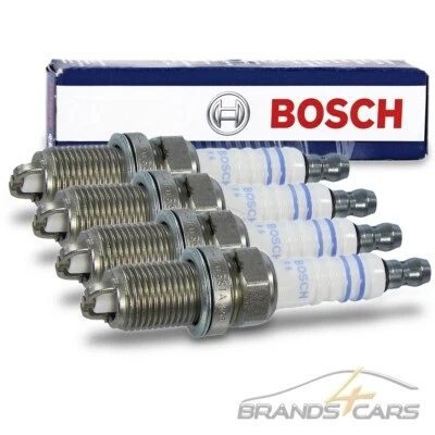 4x BOSCH ZÜNDKERZE FÜR SEAT SKODA OCTAVIA VW GOLF 3 4 5 6 POLO PASSAT TOURAN 1T - Bild 1 von 4