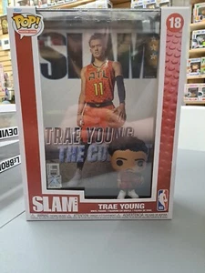 Funko POP! Trae Young NBA Slam Magazine Cover Figure with Case # 18 - Picture 1 of 6
