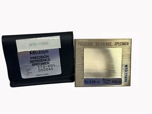 Mitutoyo Precision Reference Specimen178-601 With Case Rmax 11.3 Ra 2.95 - Picture 1 of 5