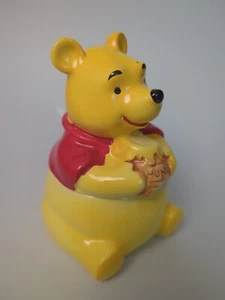Vtg 1972 Winnie The Pooh Hunny Honey Pot w/ Lid & Spoon Walt Disney Japan RARE - Picture 1 of 17