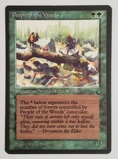 MTG 🔥 THE DARK 🔥 PEOPLE OF THE WOODS **NM/MINT** Vintage Magic The Gathering
