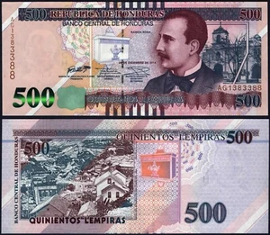 HONDURAS 🇭🇳 P103c* 500 LEMPIRAS* ND 28/12/2016* GEMA SIN CIRCULAR* VENDEDOR DE EE. UU. - Imagen 1 de 1