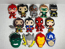 Superhero Keychain PVC Rubber marvel DC America hulk deadpool