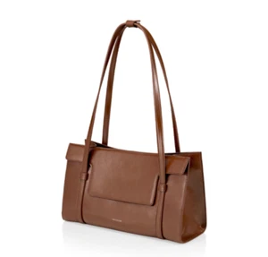 FIND KAPOOR MARTY BAG S 33 CRNKLED DARK BROWN /Shoulder Bag - Picture 1 of 9