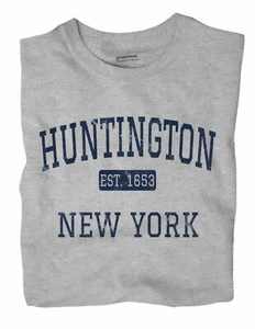 Huntington New York NY T-Shirt EST - Picture 1 of 6