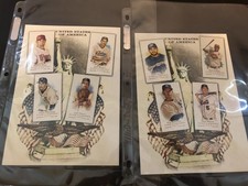 2 2007 TOPPS ALLEN & GINTER NATIONAL PRIDE CARDS NP 9 & MP 10