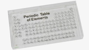 Acrylic Periodic Table Of Elements Case for 45x20mm Vials & Protection Cover - Picture 1 of 4