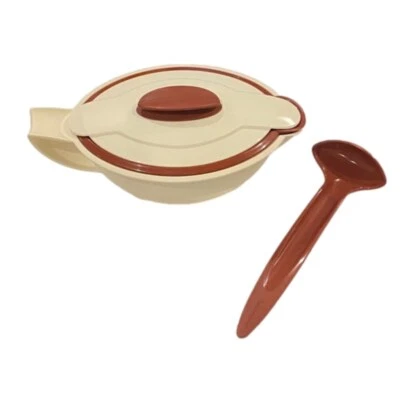Almacenamiento aislado de servicio térmico Tupperware Gravy Boat 4 piezas Foto 1 de 4