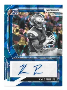 Kyle Philips Autogramm /25 Blue UCLA Bruins 2022 Leaf Pro Set Metall AUTO - Bild 1 von 2