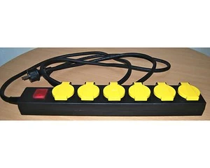 6-fach Steckdose Intertek IP44, max 3500 Watt - Bild 1 von 2