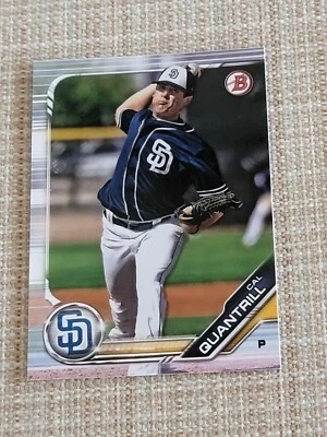 2019 Bowman Chrome Prospect BP-125 CAL QUANTRILL - Image 1 of 2
