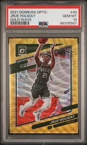 Panini Donruss Optic Jrue Holiday #40 2021 PSA 10 - Imagen 1 de 2