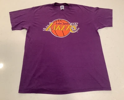 Vintage Los Angeles Lakers Logo Shirt Size XL Logo 7 - Image 1 of 4