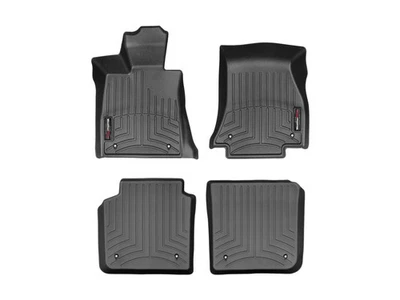 Forro de piso WeatherTech para BMW 750i 2016-2020 - 1ª y 2ª fila, negro Foto 1 de 4