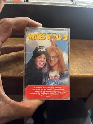 Cassette Tape WAYNE'S WORLD 2 Movie / The Motion Picture Soundtrack / SEALED NOS - Image 1 of 4