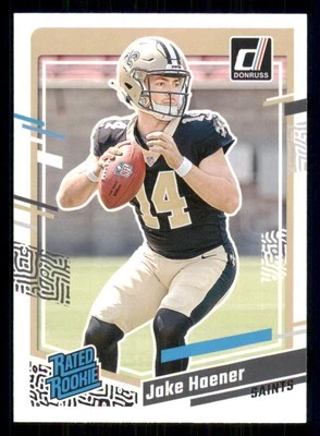 2023 Donruss #374 Jake Haener RR RC - Image 1 of 2