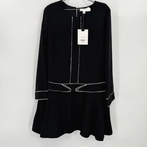 Vestido para mujer Pomander Place by Tuckernuck negro con lazo Isabel talla XL NUEVO CON ETIQUETAS - Imagen 1 de 8