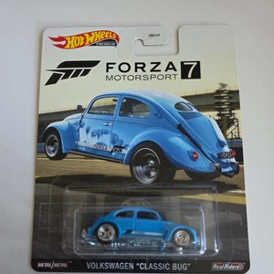 Volkswagen Classic Bug Forza 7 Motorsport Premium Hot Wheels- In Protector Case - Picture 1 of 9