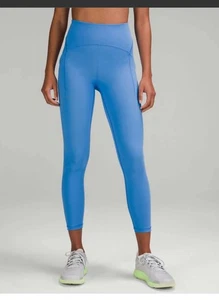 Lululemon Power Thru High-Rise Tight 25" Legging, Color Blue Nile, Size 8 - Picture 1 of 1