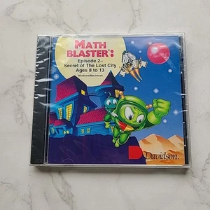 Math Blaster Episode 2 Secret of the Lost City PC windows Computer Learning Game - Picture 1 of 3