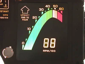1989 89 CORVETTE DIGITAL DASH INSTRUMENT CLUSTER TACHOMETER TACH LED LCD NEW! - Bild 1 von 2