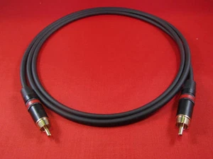 Cable superflexible Mogami 2964 SPDIF 75 ohmios de 1 pie con oro neutro RCA - Imagen 1 de 4