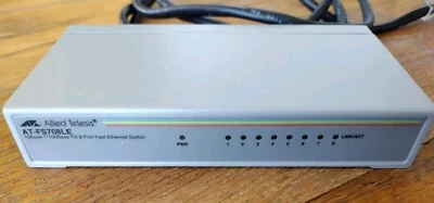 Allied Telesyn AT-FS708LE 10BASE-T/100BASE-TX 8 Port Ethernet Switch - Image 1 of 4