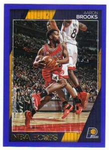 2016-17 Panini NBA Hoops Basketball Blue Parallel #169 Aaron Brooks Pacers