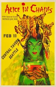 1989 ALICE IN CHAINS CONCERT POSTER WALL ART PRINT SIZE11X17 SEATTLE WASHINGTON - Picture 1 of 1