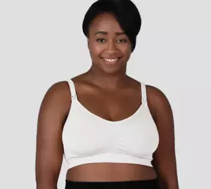 Bravado! Sujetador Basics Maternidad y Enfermería Confort Convertible Correas Blanco Nuevo con Etiquetas - Imagen 1 de 4