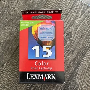 Lexmark 18C2110 #15 Color Return Program Print Cartridge Official Box New - Picture 1 of 6