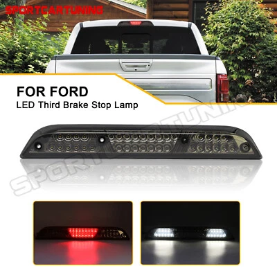 For 2022-up Ford Maverick LED Strobe Third 3rd Brake Light Cargo Lamp Smoke Lens - Imagen 1 de 4