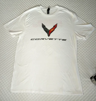Corvette Logo Men's Tee Shirt T-Shirt Men's XL Corvette Fans Motortrend Car 2020 - Image 1 of 4
