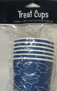 Blue Grad Paper Treat Cups-6CT - Picture 1 of 2