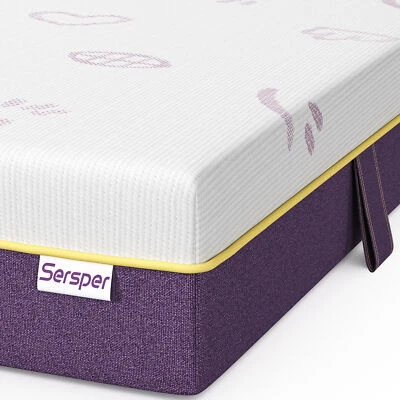 Breathable Memory Foam Crib Mattress for Toddler and Baby 52" x 27.5" x 6" - Image 1 of 4