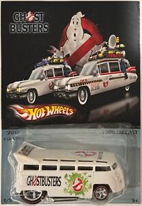 White VW Drag Bus Custom Hot Wheels Ghostbusters Series w/ RR LE Only 5 Made!