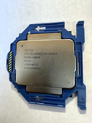 Intel Xeon E5-4669 V3 LGA2011-3 CPU Processor E5 4669 V3 2.1GHz 18Core 45MB - Image 1 of 2