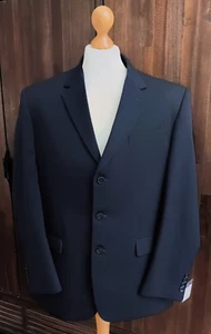 CHAQUETA BROOK TAVERNER Langham azul marino 42R lavable NUEVA con ETIQUETAS 5984A mezcla de lana - Imagen 1 de 8