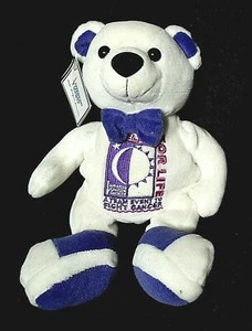2000 AMERICAN CANCER SOCIETY BEAN BAG BEAR -- NEW WITH TAGS - Picture 1 of 2