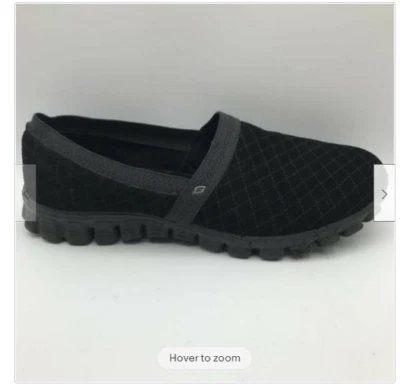 Skechers Flex Memory Foam Ez Flex 2 Cuddled Up Womens Black 7.5 Shoes New - Image 1 of 2