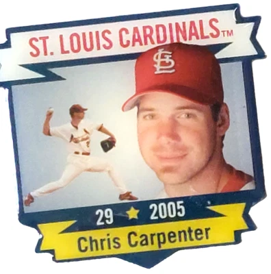 MLB St. Louis Cardinals 2005 "Chris Carpenter" 1.5" Lapel Pin - Image 1 of 2