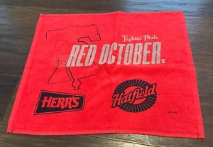 Fightin' Phils Red October Philadelphia Phillies ⚾️ Rally Towel - Herrs Hatfield - Picture 1 of 4