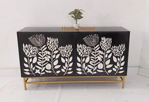 new handmade bone inlay buffet, bone inlay furniture, bone inlay buffet, - Picture 1 of 7