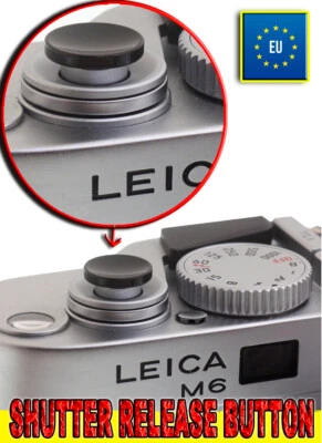 SOFT SHUTTER RELEASE BUTTON BLACK ADATTO A LEICA M-E TYP 240 R3 R4 M8 M8.2 M10 - Image 1 of 4