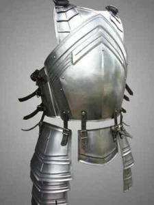 Medieval warrior chest plate men cuirass Gothic half armor Ready for Battle - Picture 1 of 5